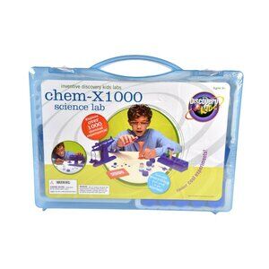 New Discovery Kids Chem-X1000 Science Lab Ages 9+ Conduct Chemistry Experiments